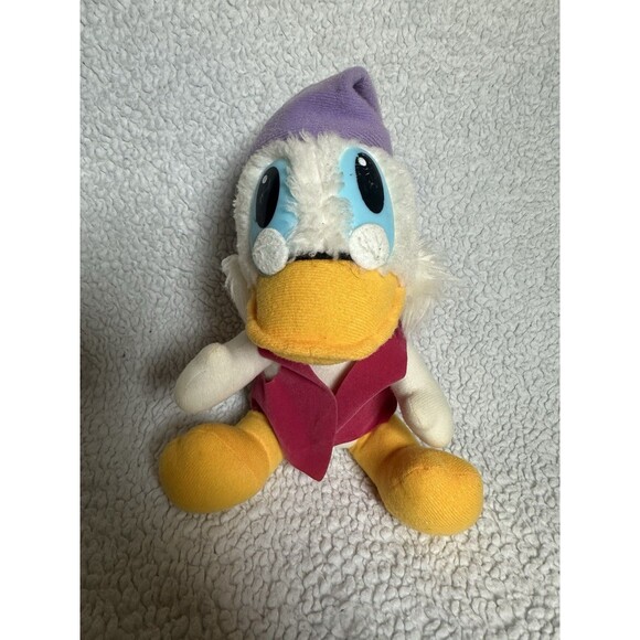 Vtg Donald Duck Mickey's Christmas Carol Plush Stuffed Animal Toy 8" Disney - Picture 7 of 12